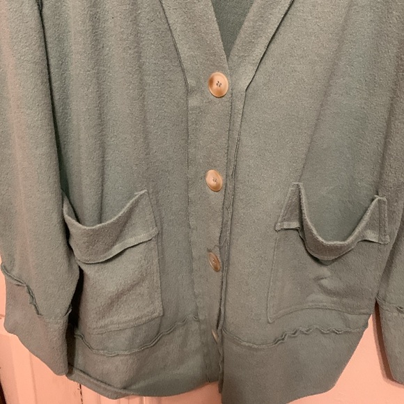 Green /aqua sweater - Picture 4 of 4